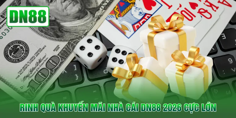 Rinh quà khuyến mãi nhà cái DN88 2026 cực lớn