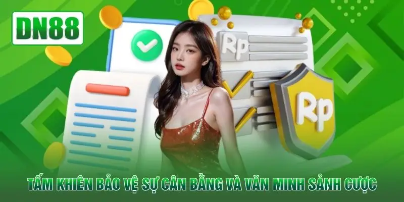Tấm khiên bảo vệ sự cân bằng và văn minh sảnh cược